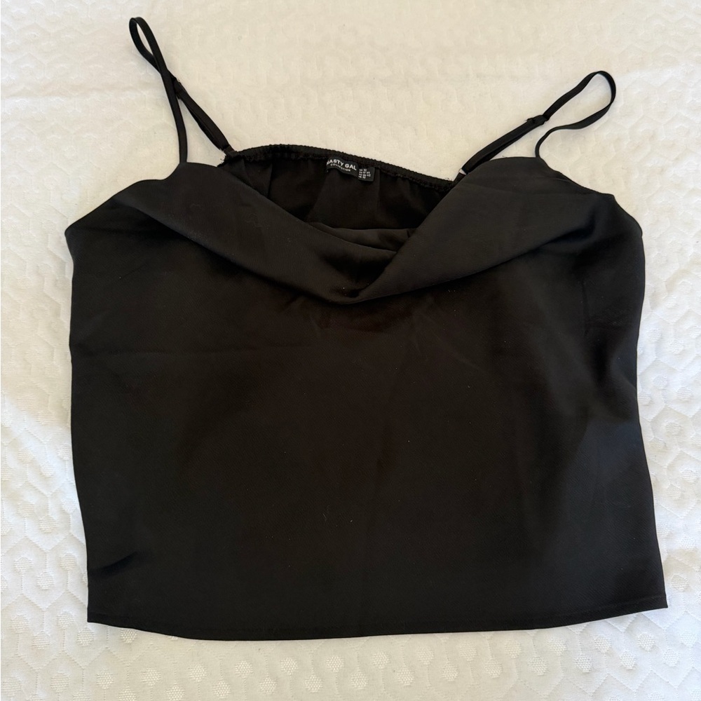 Nasty Gal Black Camisole Top